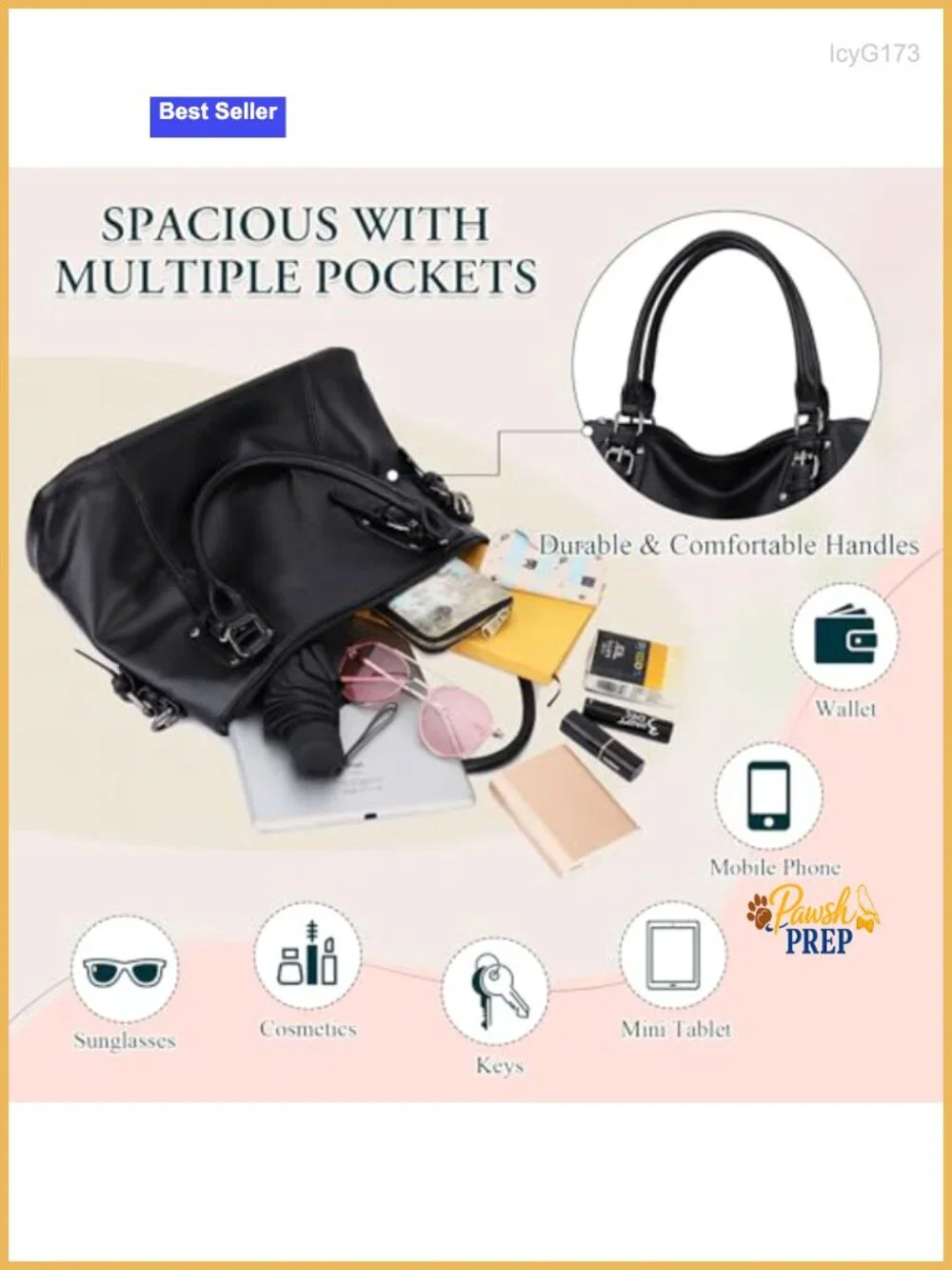 VX VONXURY Hobo Bag Women Faux Leather Tote Shoulder Crossbody Purse Satchel